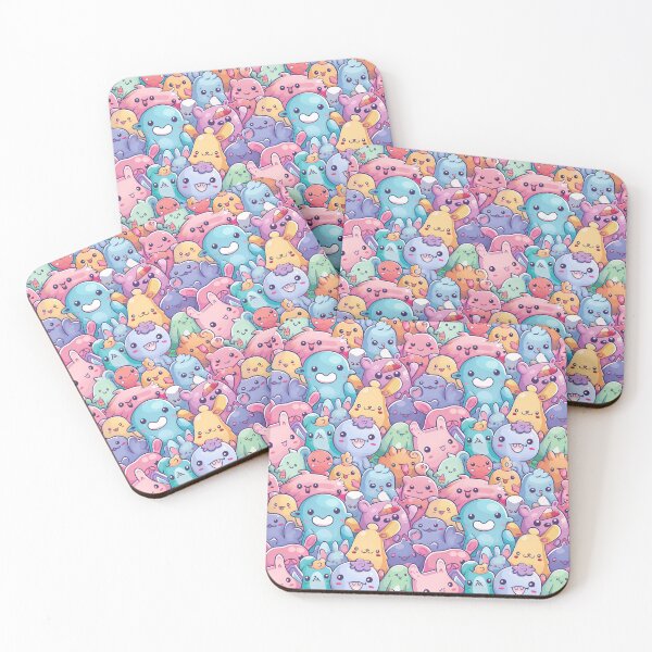 Item preview, Squishy Squad Assemble: Kawaii Pastel Friends designed and sold by Tincanninja.
