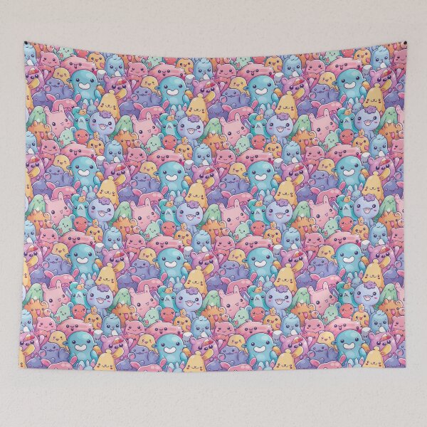 Item preview, Squishy Squad Assemble: Kawaii Pastel Friends designed and sold by Tincanninja.