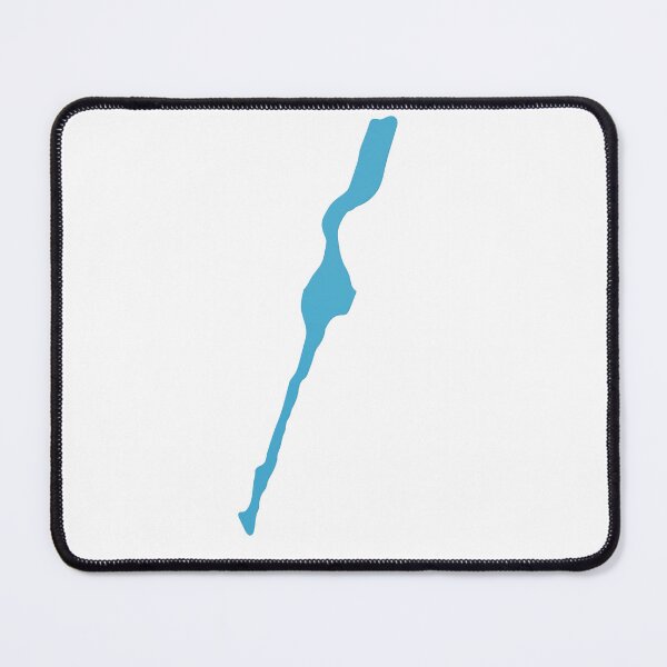 Item preview, Ballston Lake shape in blue designed and sold by Ideas-BYDESiGN.