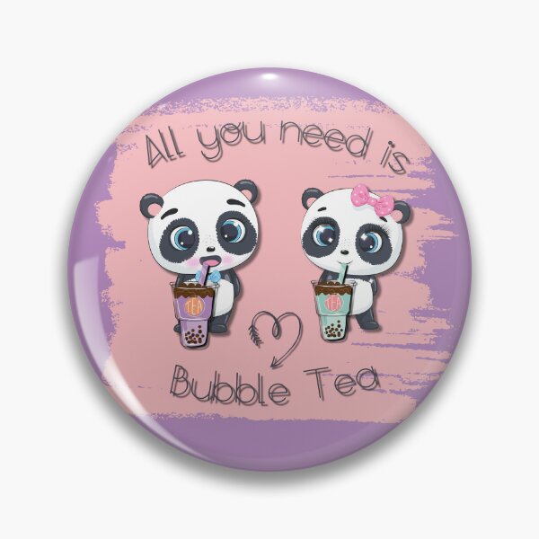 Item preview, Bubble Tea, sweet panda, funny pandas, All you need is Bubble Tea, Panda, pink s designed and sold by GOLDENGARDENART.