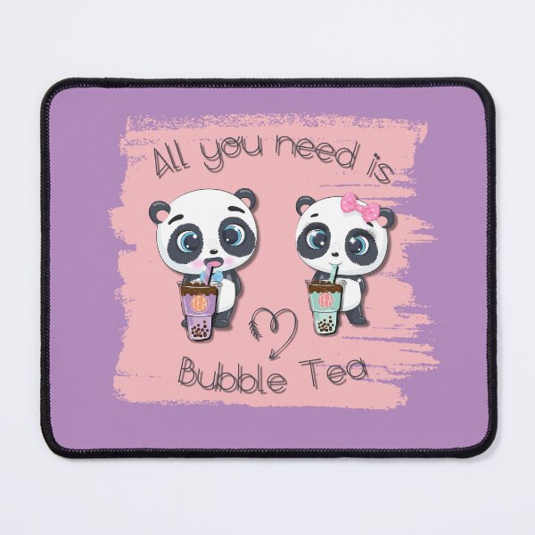 Item preview, Bubble Tea, sweet panda, funny pandas, All you need is Bubble Tea, Panda, pink s designed and sold by GOLDENGARDENART.