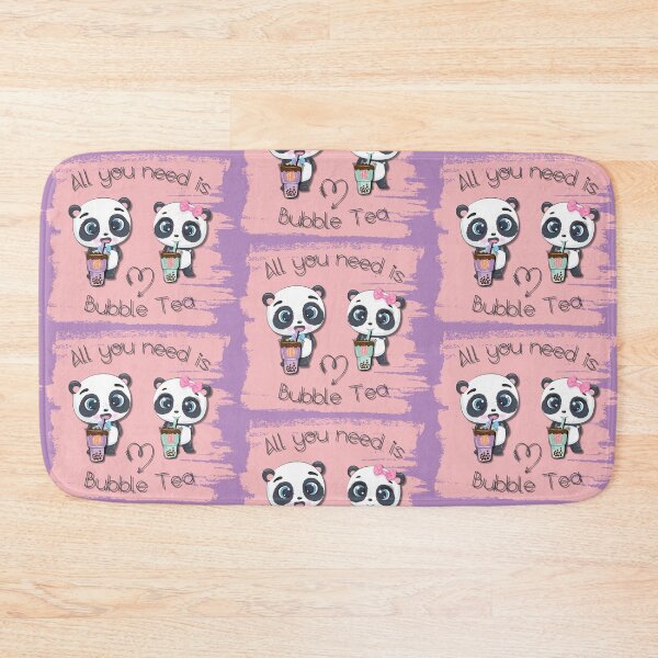 Item preview, Bubble Tea, sweet panda, funny pandas, All you need is Bubble Tea, Panda, pink s designed and sold by GOLDENGARDENART.