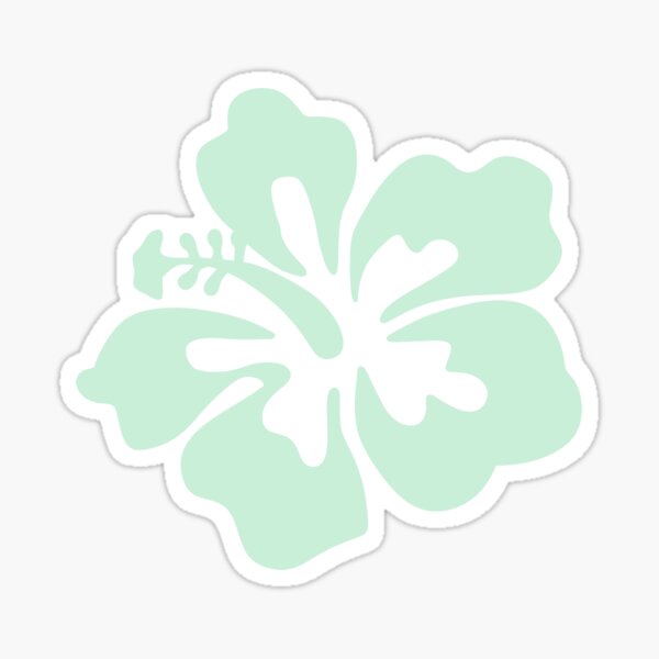 Item preview, Mint Hibiscus Flower designed and sold by marsh  designs.