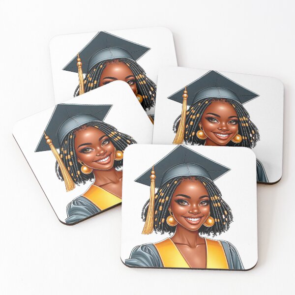Item preview, Graduation Highschool Afro Girl, Graduating Girl, Highschool Graduate, College Senior, Black Girl Graduating. designed and sold by gabrielakrall.
