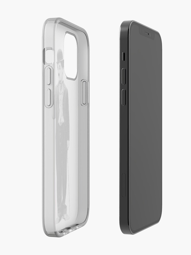 Vista alternativa de Funda y vinilo para iPhone Charlie Chaplin