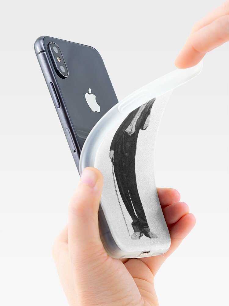 Vista alternativa de Funda y vinilo para iPhone Charlie Chaplin