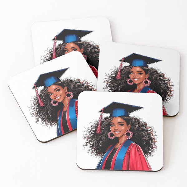Item preview, Graduating Highschool Black Woman, Graduating Girl, Highschool Graduate, College Senior, Black Girl Graduating. designed and sold by gabrielakrall.