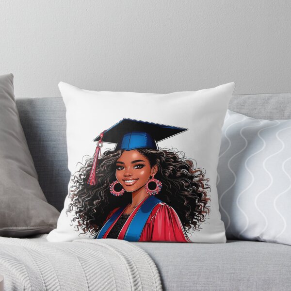 Item preview, Graduating Highschool Black Woman, Graduating Girl, Highschool Graduate, College Senior, Black Girl Graduating. designed and sold by gabrielakrall.