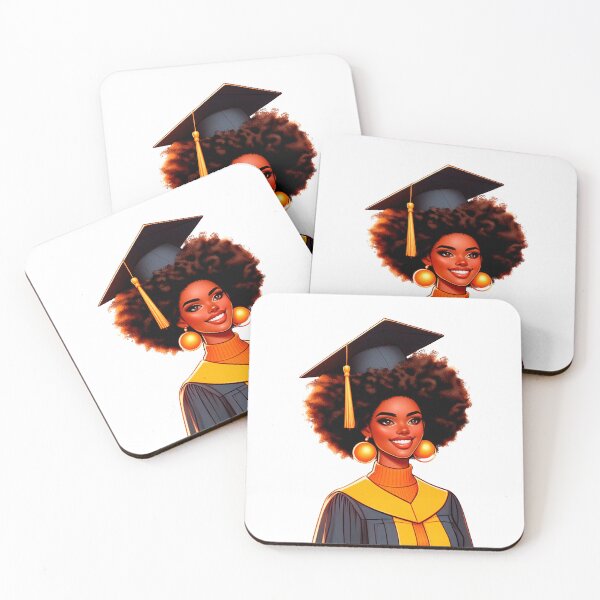 Item preview, Graduating Highschool Black Girl, Graduating Girl, Highschool Graduate, College Senior, Black Girl Graduating. designed and sold by gabrielakrall.
