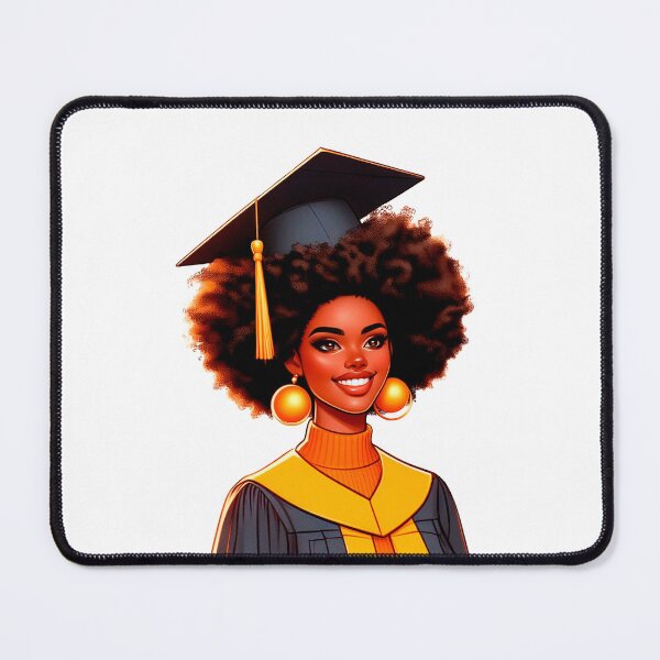 Item preview, Graduating Highschool Black Girl, Graduating Girl, Highschool Graduate, College Senior, Black Girl Graduating. designed and sold by gabrielakrall.