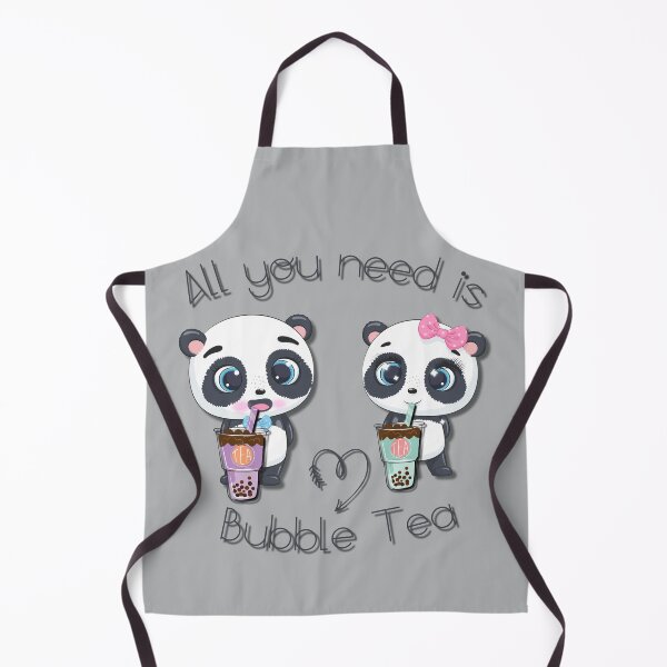 Item preview, Bubble Tea, sweet panda, funny pandas, All you need is Bubble Tea, Panda, clear, designed and sold by GOLDENGARDENART.
