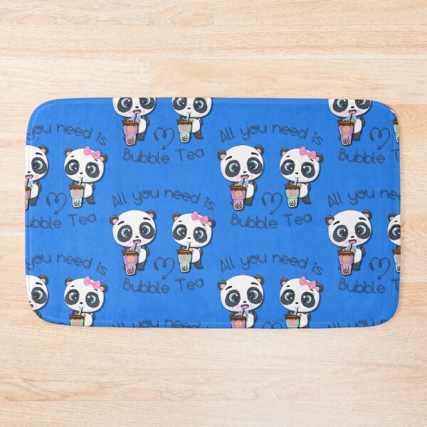 Item preview, Bubble Tea, sweet panda, funny pandas, All you need is Bubble Tea, Panda, clear, designed and sold by GOLDENGARDENART.