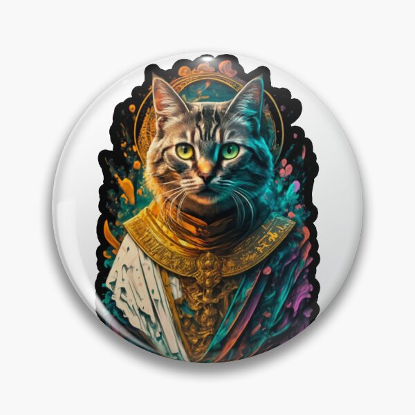 Item preview, Philosopher Emperor Cat designed and sold by PatronesKawai.