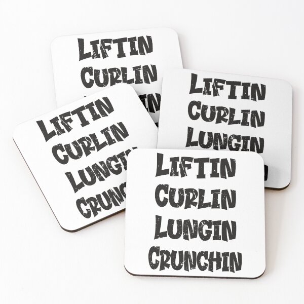 Item preview, Liftin Curlin Lungin Crunchin by Tjays on a Cool designed and sold by TJays.