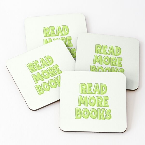 Item preview, Read more books - Green bookish aesthetic designed and sold by Neadoodles.