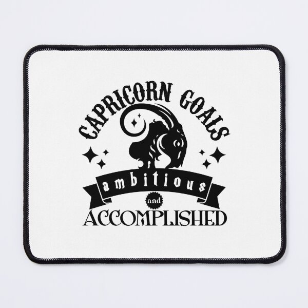 Item preview, Capricorn Goals: Ambitious and Accomplished! Zodiac designed and sold by smalldesignbox.