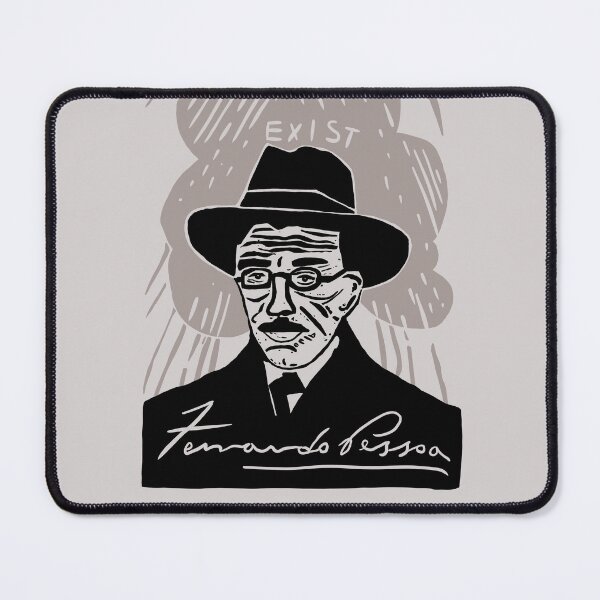 Item preview, Fernando Pessoa Quote Linocut designed and sold by louweasely.