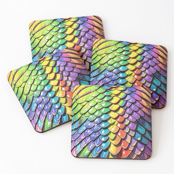 Item preview, Abstract Rainbow Snake Skin Pattern designed and sold by TheArtOfPat.