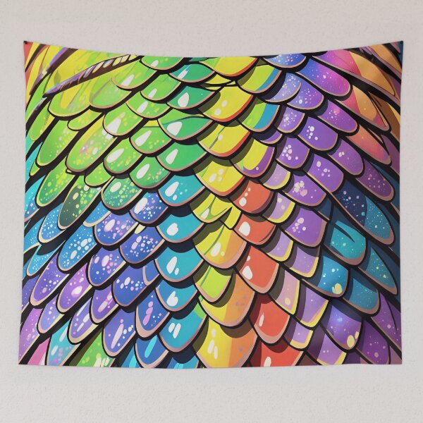 Item preview, Abstract Rainbow Snake Skin Pattern designed and sold by TheArtOfPat.