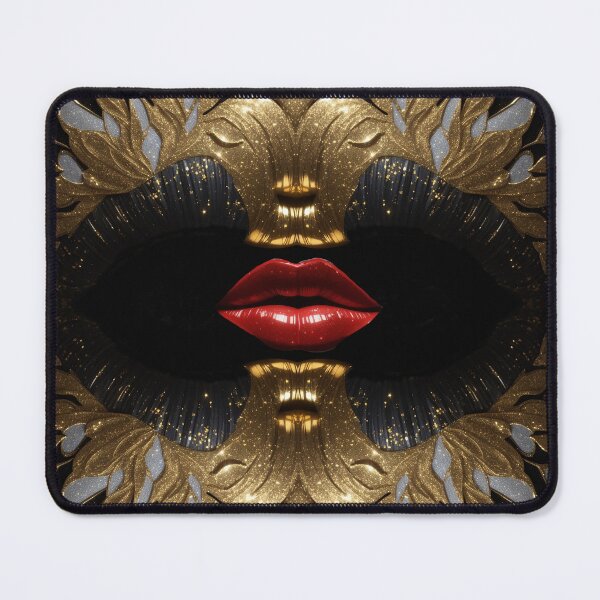 Item preview, crown carved in pure gold with woman's lips designed and sold by Carlos Gudino.