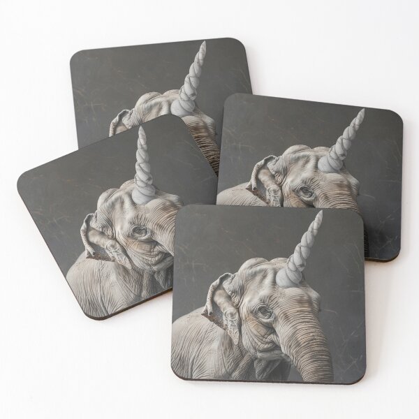 Item preview, Elephantcorn: Elephant with a unicorn horn  designed and sold by Brendon987.