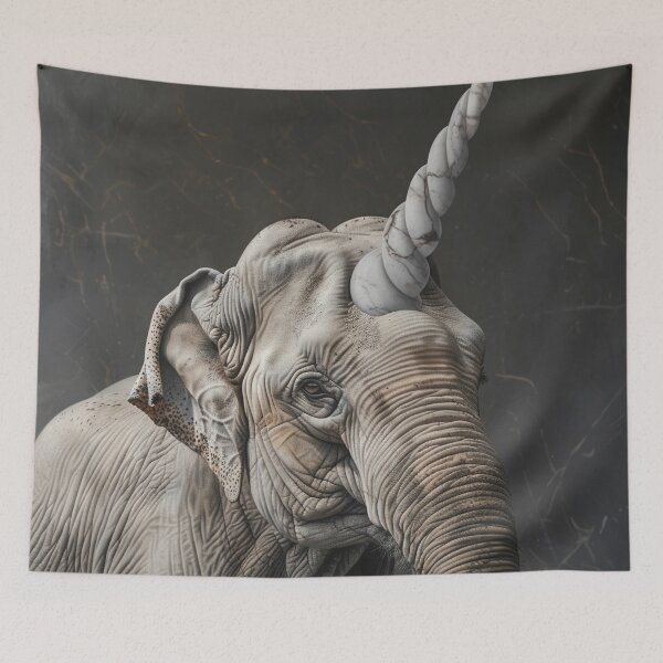 Item preview, Elephantcorn: Elephant with a unicorn horn  designed and sold by Brendon987.