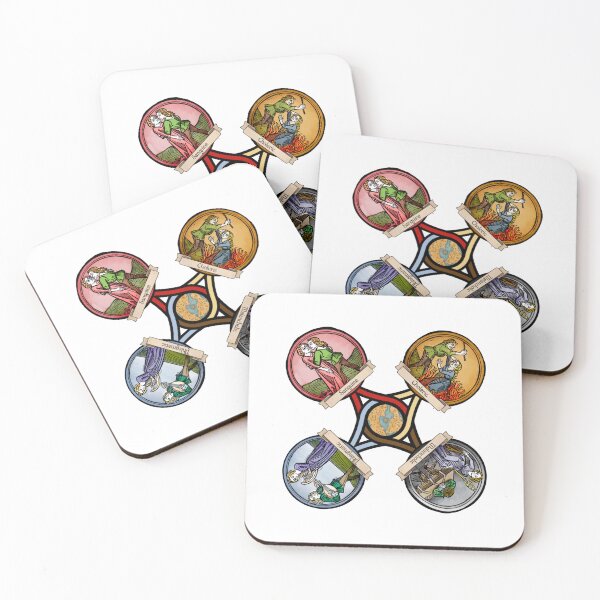 Item preview, Four Medieval Humors designed and sold by Lliamese.