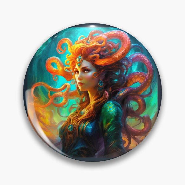 Item preview, the gorgon with its tentacles designed and sold by janjacbu.