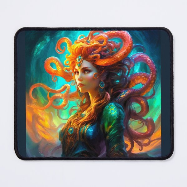Item preview, the gorgon with its tentacles designed and sold by janjacbu.
