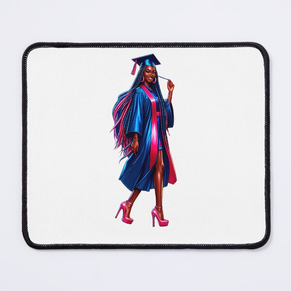 Item preview, Graduation Highschool Black Girl, Graduating Girl, Highschool Graduate, College Senior, Black Girl Graduating. designed and sold by gabrielakrall.