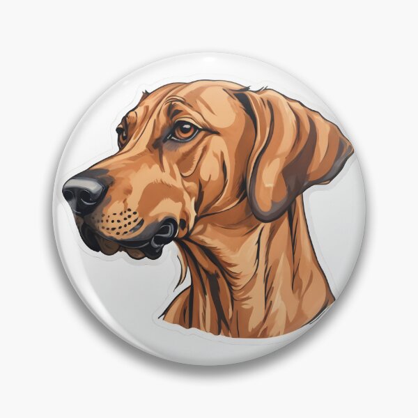 Item preview, Adorable Rhodesian Ridgeback Dog Cartoon - Perfect for Dog Lovers! designed and sold by LotusFlyFox.