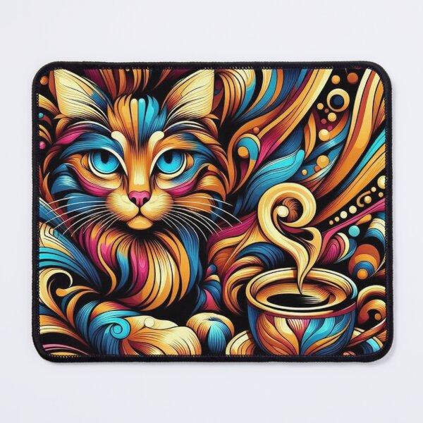 Item preview, Cat & Coffee designed and sold by SilverLook48.