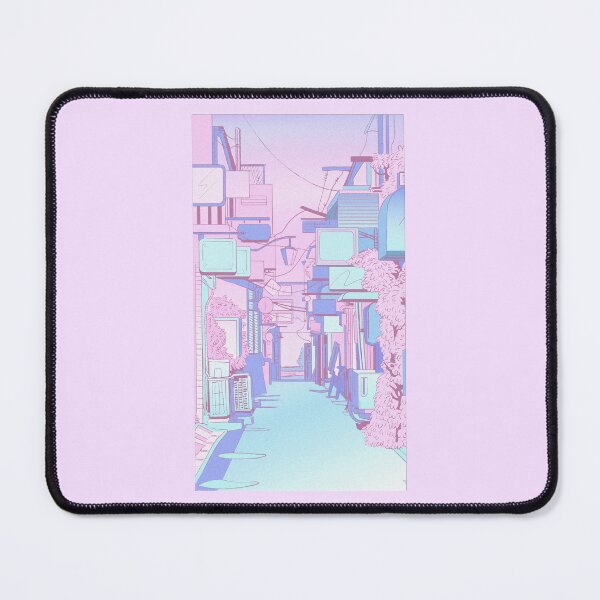 Item preview, Dreamy Kawaii Pastel Cityscape designed and sold by lycancorvus.