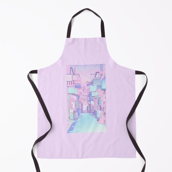 Item preview, Dreamy Kawaii Pastel Cityscape designed and sold by lycancorvus.