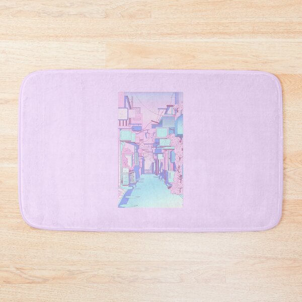 Item preview, Dreamy Kawaii Pastel Cityscape designed and sold by lycancorvus.