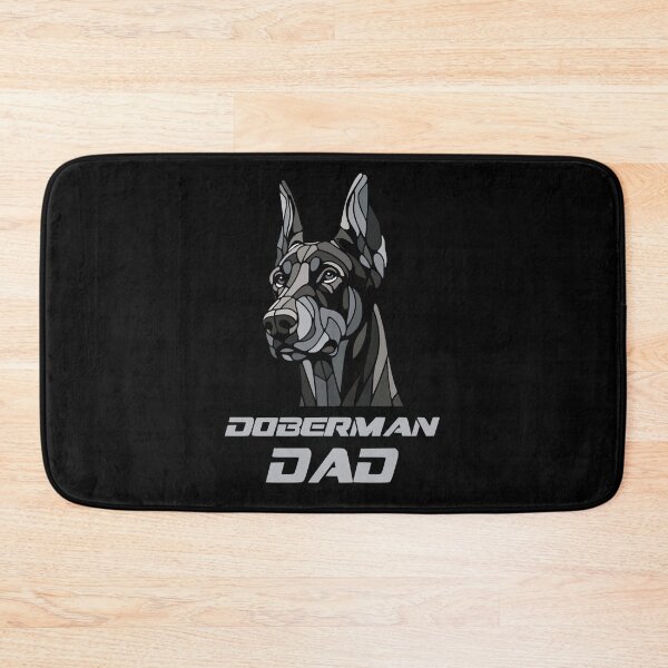 Item preview, doberman dad, geometric art dog, pop art, polygonal illustration designed and sold by CutOriginalArt.