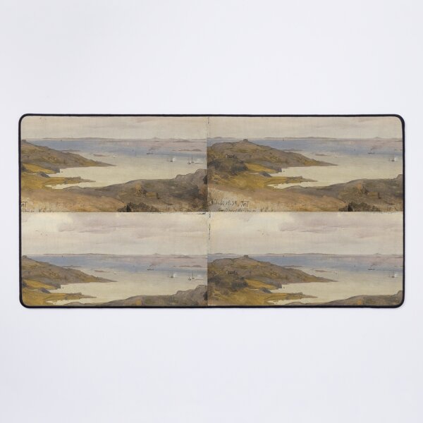 Item preview, Coastal Oil Painting Print, Seaside Sweden Print, Andreas Achenbach Print designed and sold by simplecraftstudio.