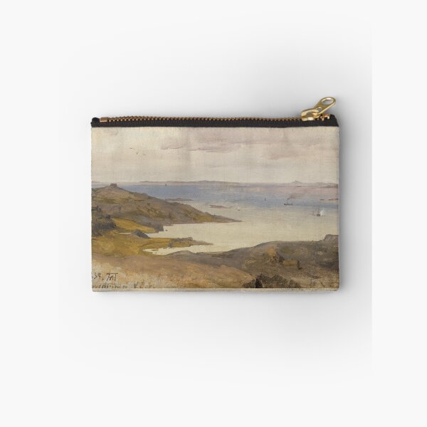 Item preview, Coastal Oil Painting Print, Seaside Sweden Print, Andreas Achenbach Print designed and sold by simplecraftstudio.