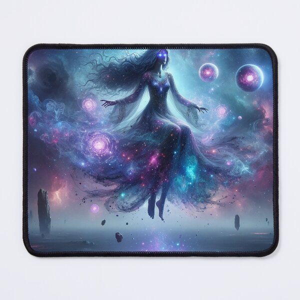 Item preview, Cosmic witch on a floating book designed and sold by AndreaMart.