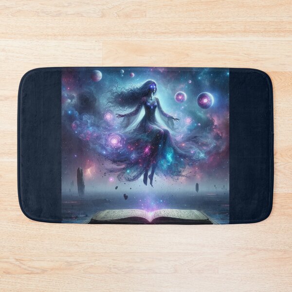 Item preview, Cosmic witch on a floating book  designed and sold by AndreaMart.