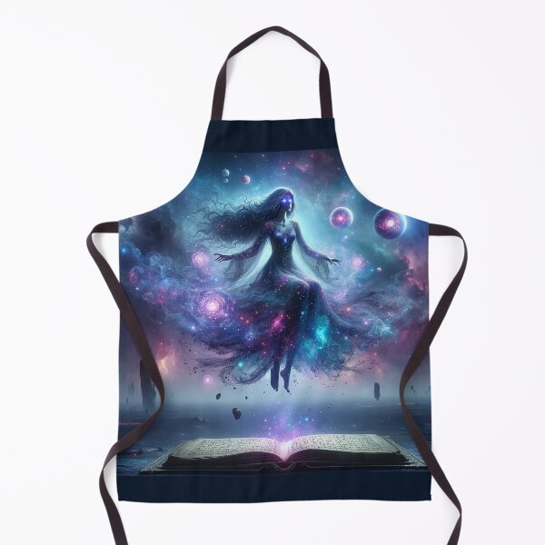 Item preview, Cosmic witch on a floating book designed and sold by AndreaMart.