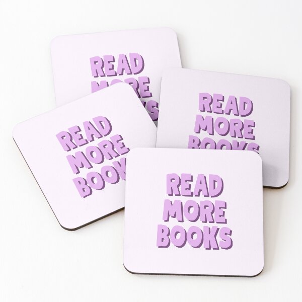 Item preview, Read more books - Purple bookish aesthetic designed and sold by Neadoodles.