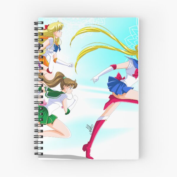 Item preview, the mythical sailor warriors who run to save the earth designed and sold by Anello81art.