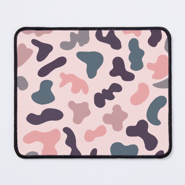 Item preview, Abstract pastel camo pattern with pink background designed and sold by CelCorDesigns.