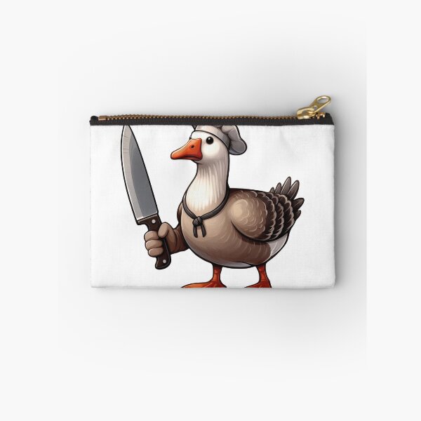 Item preview, anry goose with knife designed and sold by DuskTillDown.