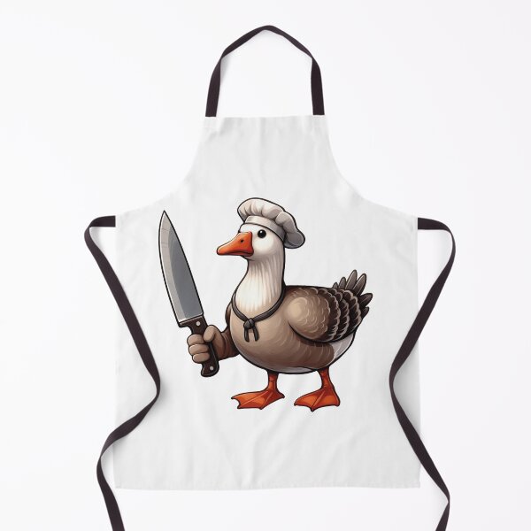 Item preview, anry goose with knife designed and sold by DuskTillDown.