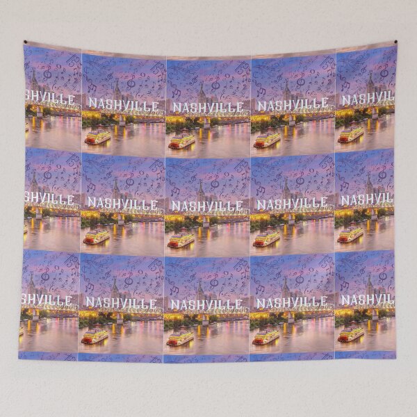 Item preview, Music Everywhere In Nashville Tennessee Original Graphic Artwork designed and sold by BrightrDayMusicArt.