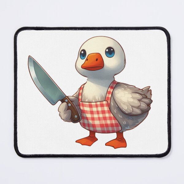 Item preview, Cute goose with knife designed and sold by DuskTillDown.