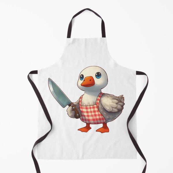 Item preview, Cute goose with knife designed and sold by DuskTillDown.