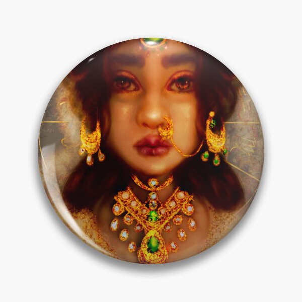 Item preview, Royalcore Art Persephone Goddess Painting designed and sold by Monica Laipple.